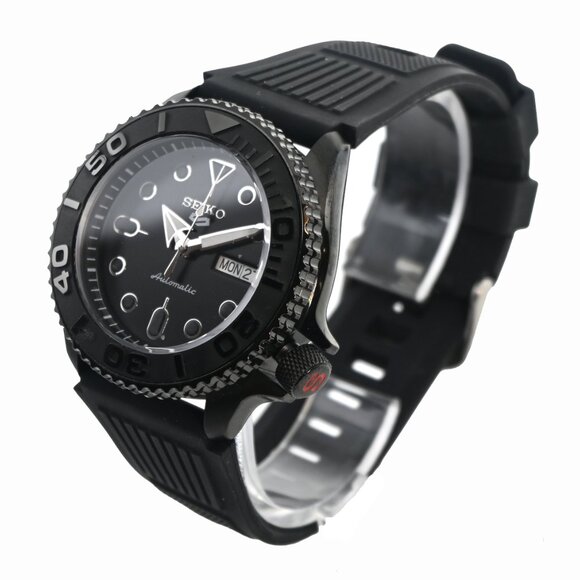 Custom SeikoMod SKX Style 40mm Black dial NH35 Automatic Movement NEW Waterproof - Picture 3 of 7